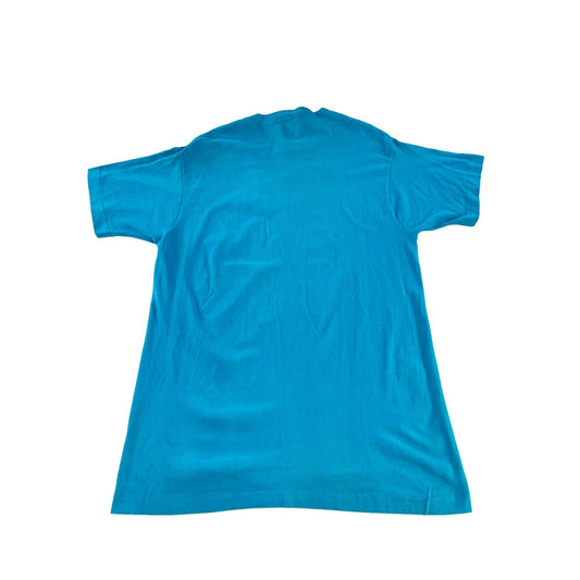 Mens Vintage 90s Fruit of the Loom Baby Blue Baylor University Tee Size 2xl