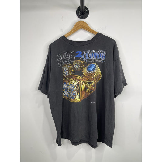 Vintage Salem 1994 NFL Dallas Cowboys Shirt Mens Super Bowl Champions Rings XL