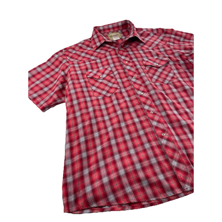 Mens Wrangler Multicolor Western Snap down Shirt Size 2Xl