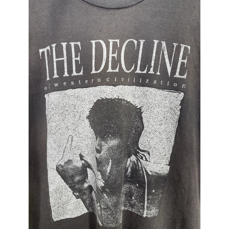 Supreme The Decline Of Western Civilization  Black T-shirt Size Large