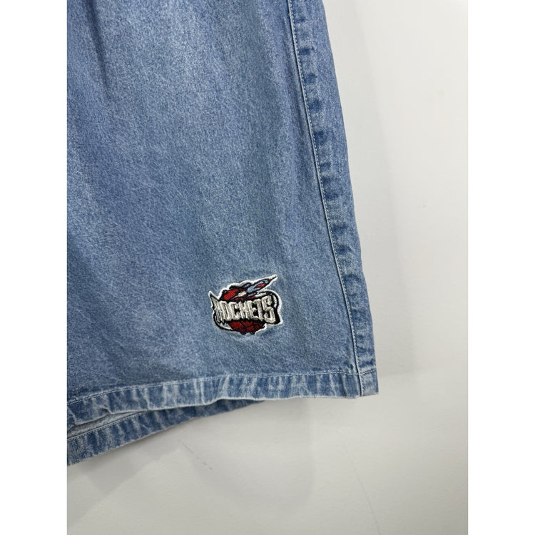 MENS EMBROIDERED DENIM LEE SHORTS