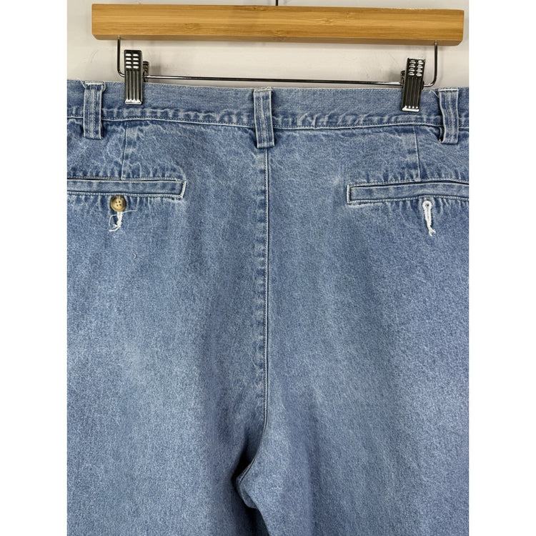 MENS EMBROIDERED DENIM LEE SHORTS