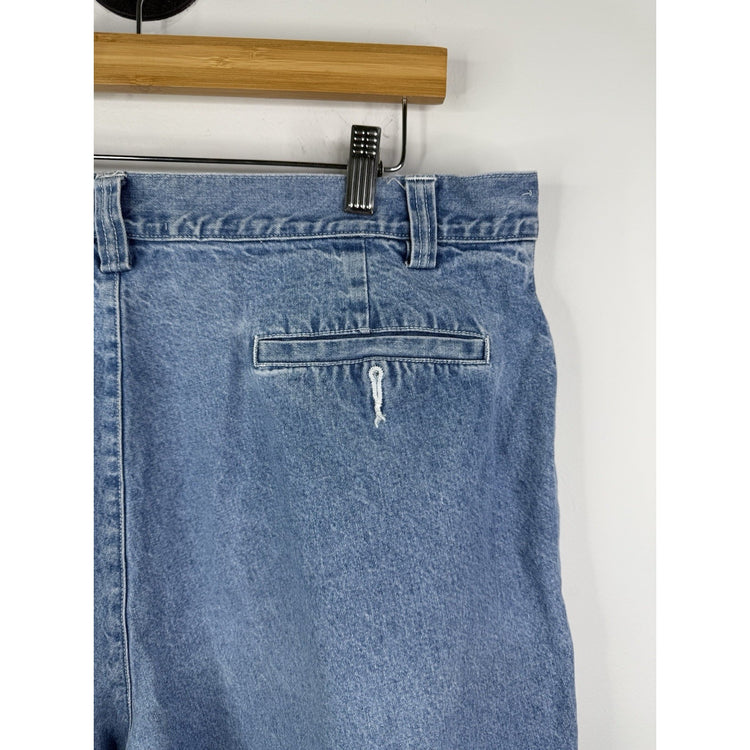 MENS EMBROIDERED DENIM LEE SHORTS