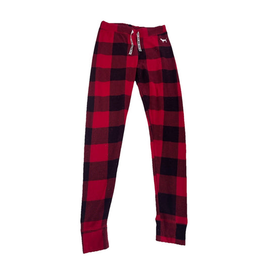 Womens Victoria Secret Red&Black Buffalo Pattern Pajamas Bottoms Size XS