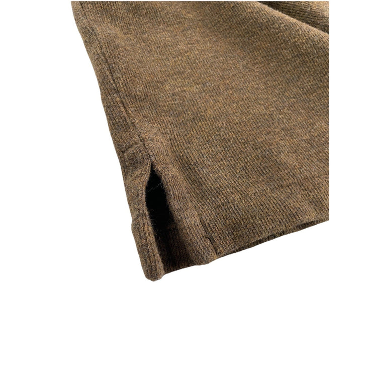 Mens Ralph Lauren Size Small Brown Quarter Zip Sweater
