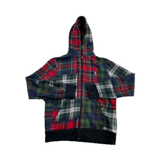Mens Polo Ralph Lauren Size Small Plaid Zip Up Jacket