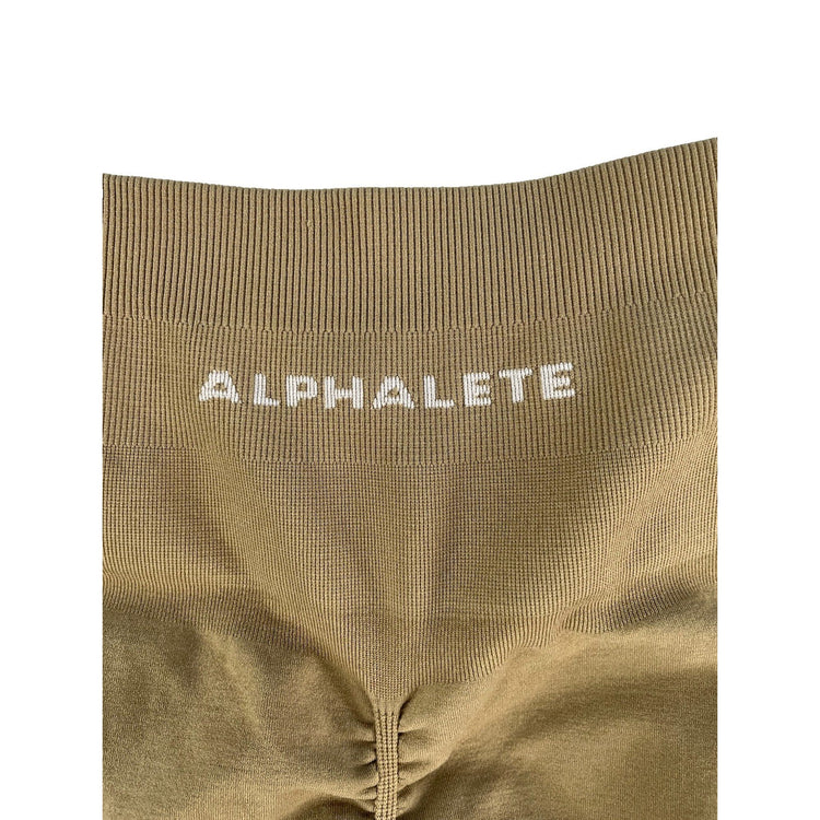 Womens Alphalete Tan Seamless Leggings Size Medium