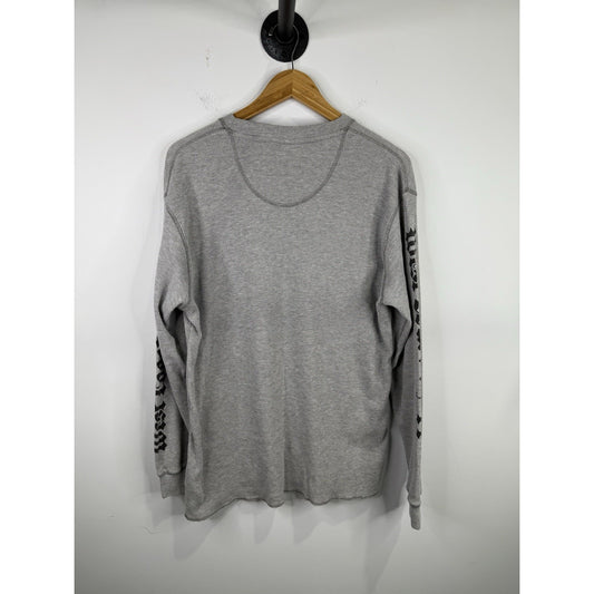 Mens West Coast Choppers Thermal Long Sleeve T-shirt Size L