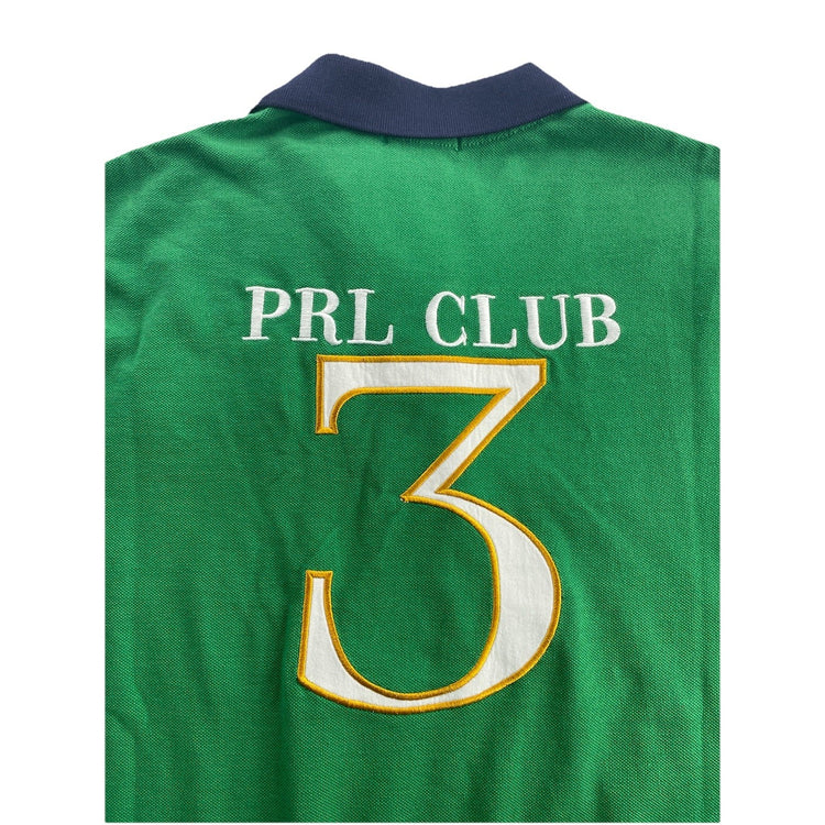Mens Polo Ralph Lauren Size XL Green PRL Club Collard Shirt
