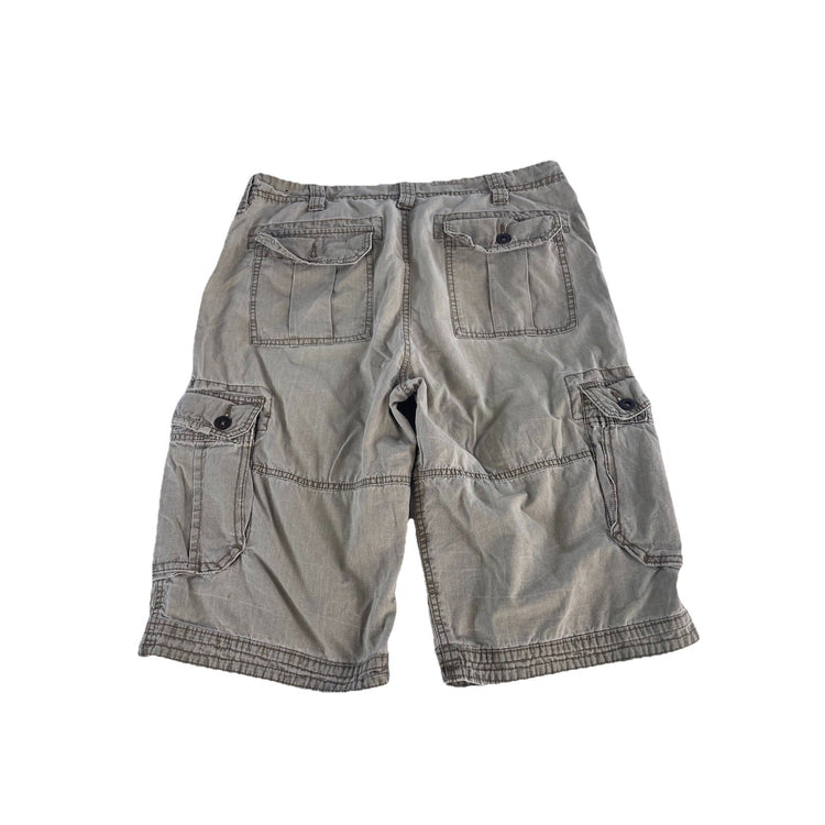 Mens Helix Khaki Cargo Shorts Size 34