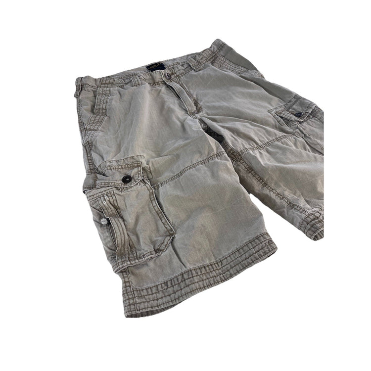 Mens Helix Khaki Cargo Shorts Size 34
