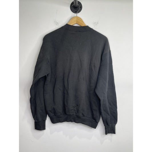 Adult Vintage Oklahoma Sooners Sweatshirt Black & Pink Fruit Of The Loom Sz L