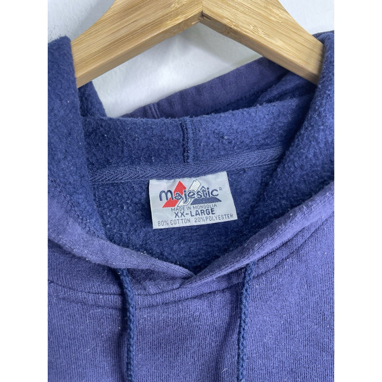 Men’s Vintage Los Angeles Rams NFL Navy Blue Hoodie Sz 2XL