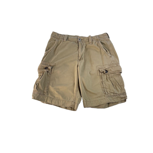 Mens American Eagle Khaki Cargo Shorts Size 34