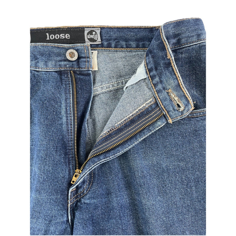 Mens Levis Loose Fit Blue Denim Jeans Size 32X30
