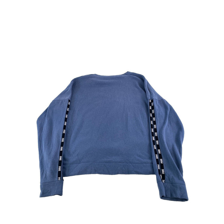 Women PINIK Victoria Secret Blue Crewneck Sweatshirt Large Logo Size M