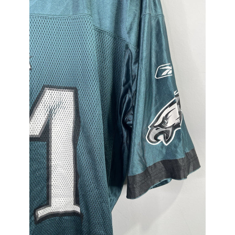 Vintage Reebok Terrell Owens Philadelphia Eagles Jersey Xl Green