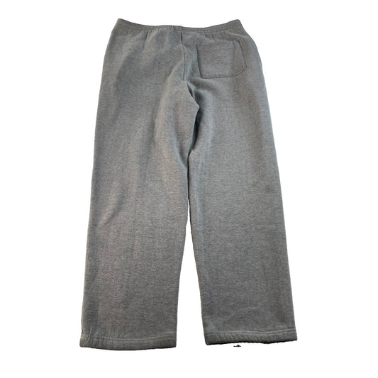 Men Vintage Damage Clothing Graphic Sweatpants Joggers Gray Size L