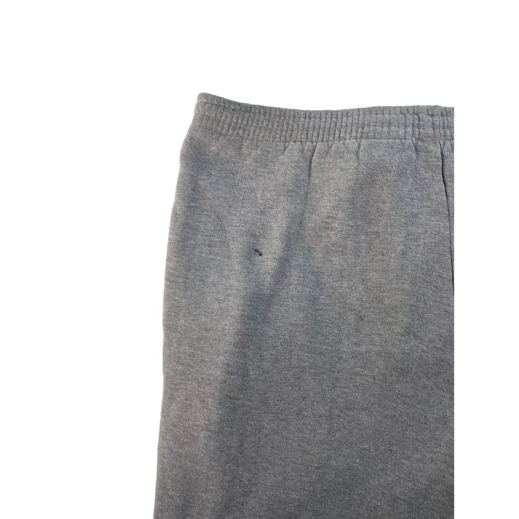 Men Vintage Damage Clothing Graphic Sweatpants Joggers Gray Size L
