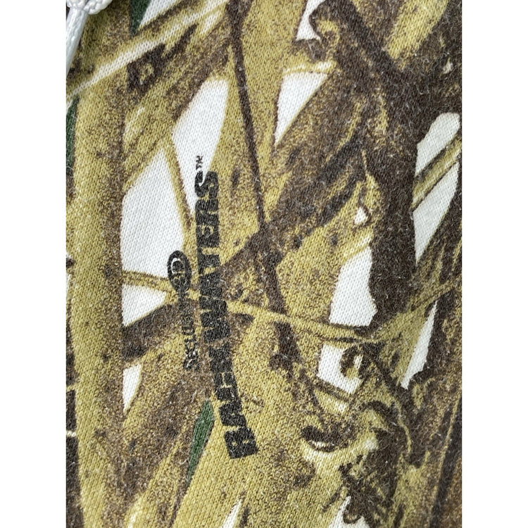 Vintage Mens Outerwear Cabelas Camo Print Hoodie Sz XL