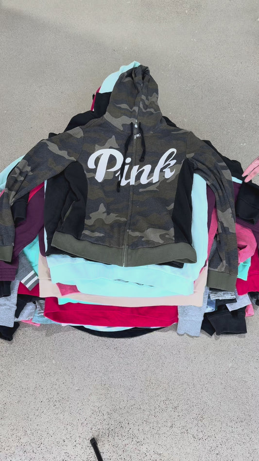 Pink Victoria Secret Jackets and Hoodies 30 Item Y2K Lot