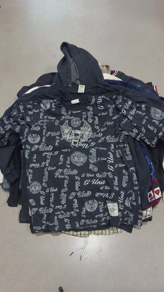 Mens Y2K Tops 20 item Wholesale Lot
