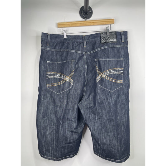 Y2K Southpole Blue Denim Jean Shorts Jorts Size 44 Baggy SP Collection Skater