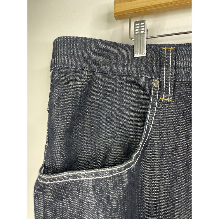 Y2K Southpole Blue Denim Jean Shorts Jorts Size 44 Baggy SP Collection Skater