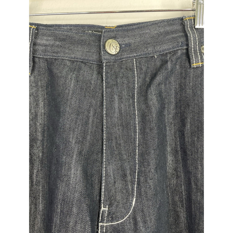 Y2K Southpole Blue Denim Jean Shorts Jorts Size 44 Baggy SP Collection Skater