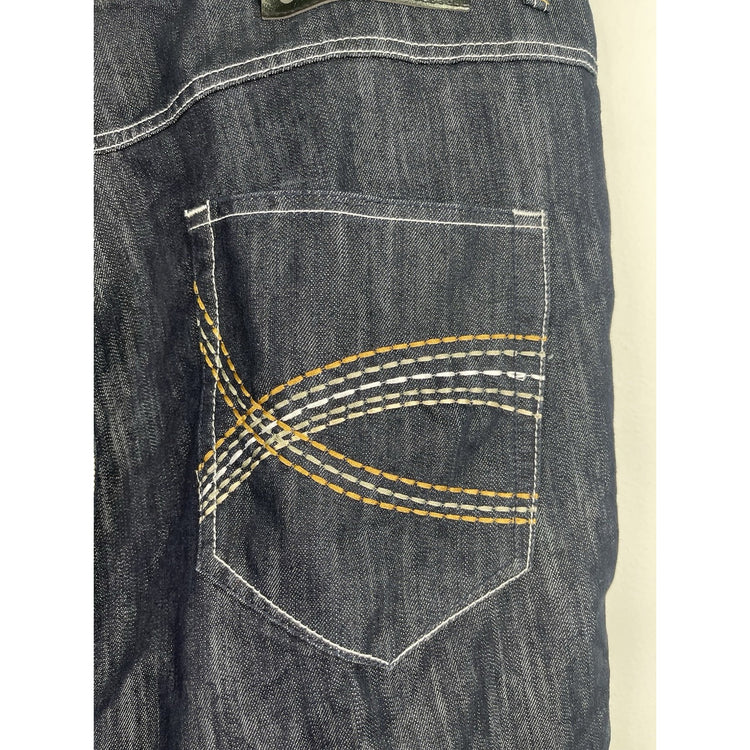 Y2K Southpole Blue Denim Jean Shorts Jorts Size 44 Baggy SP Collection Skater