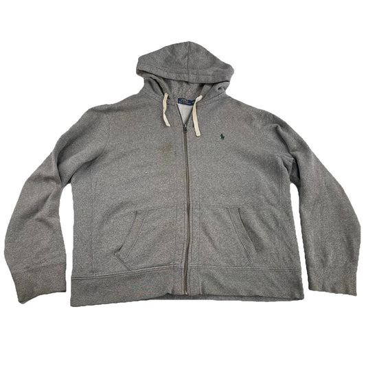 Mens Polo Ralph Lauren Size 2XL Grey Zip Up Jacket