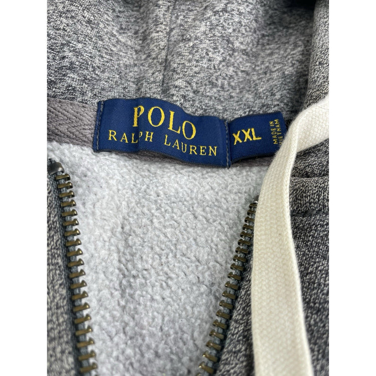 Mens Polo Ralph Lauren Size 2XL Grey Zip Up Jacket