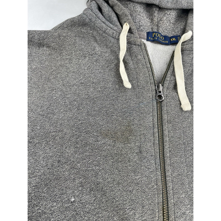 Mens Polo Ralph Lauren Size 2XL Grey Zip Up Jacket