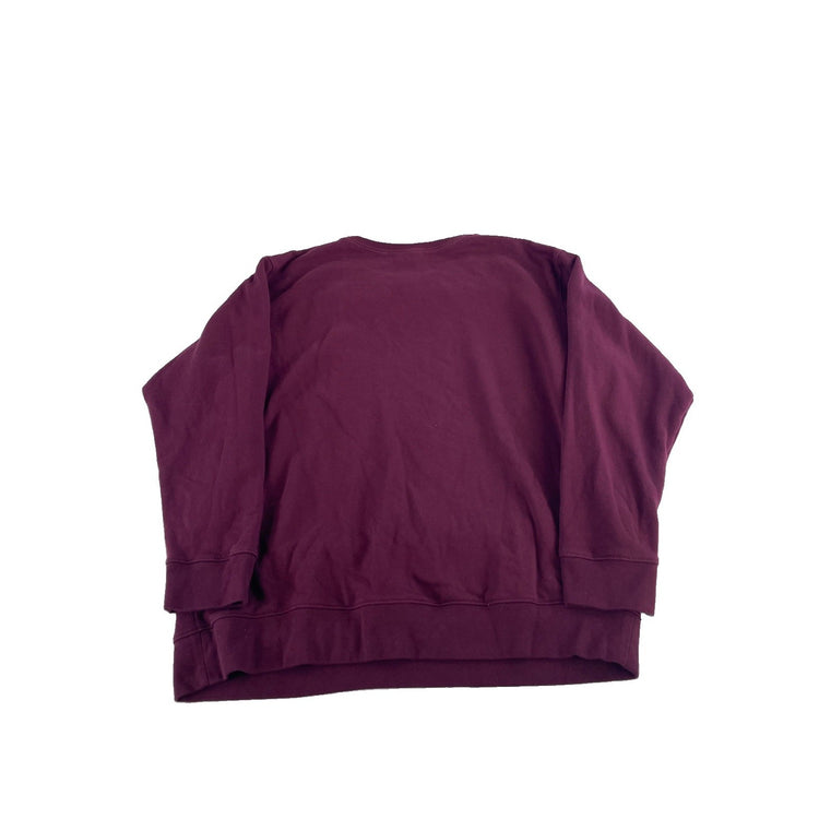 Womens PInk Victorias Secret Maroon Crewneck