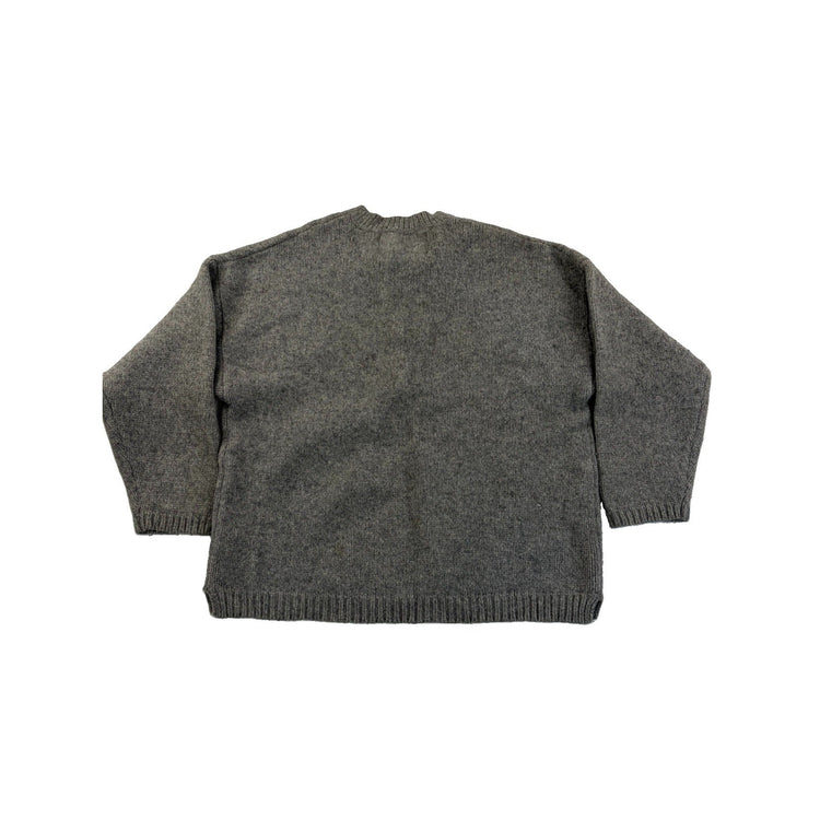 Men’s Vintage Gray Lambswool Abercrombie & Fitch Sweatshirt Size XL