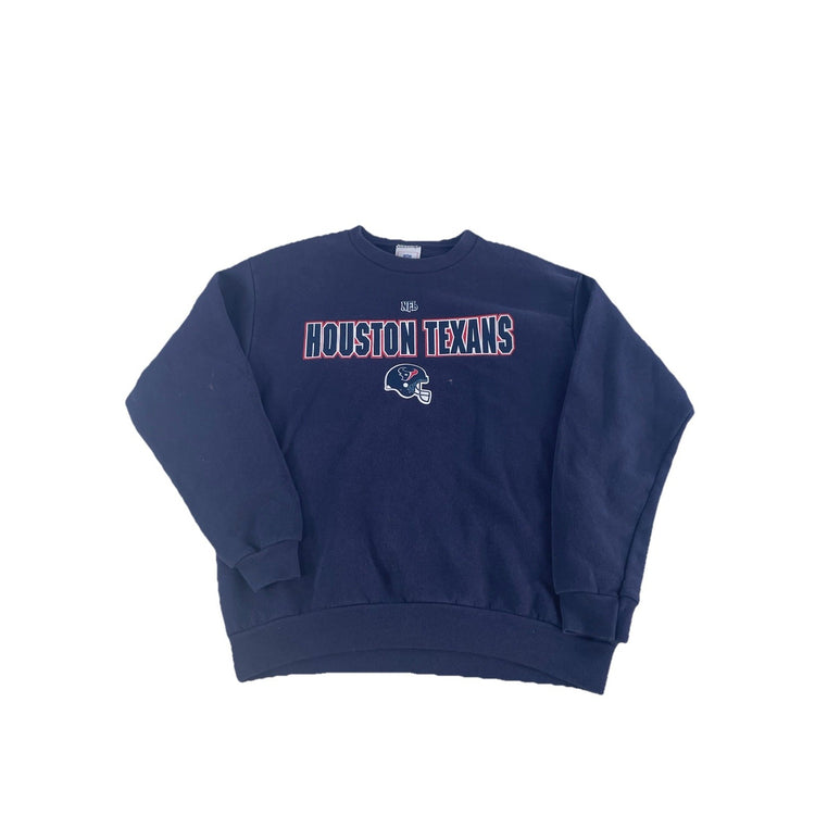 Mens Vintage Houston Texans NFL Crewneck Sweatshirt Size M