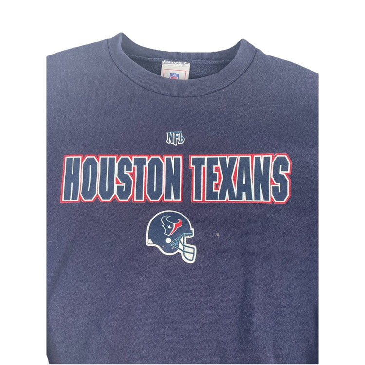 Mens Vintage Houston Texans NFL Crewneck Sweatshirt Size M