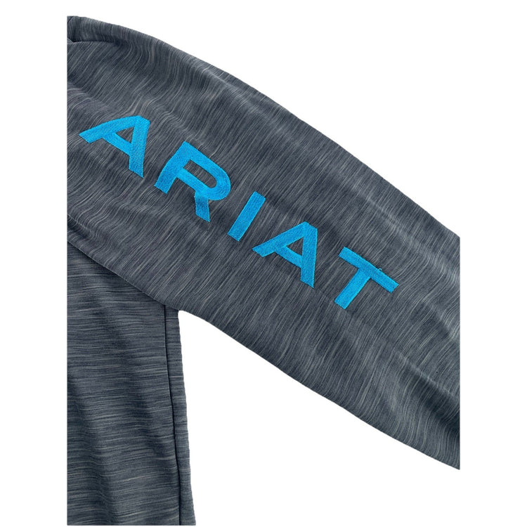Mens Ariat TEK Cold Series Dark Gray 1/4 Zip Pullover Sweatshirt Size M