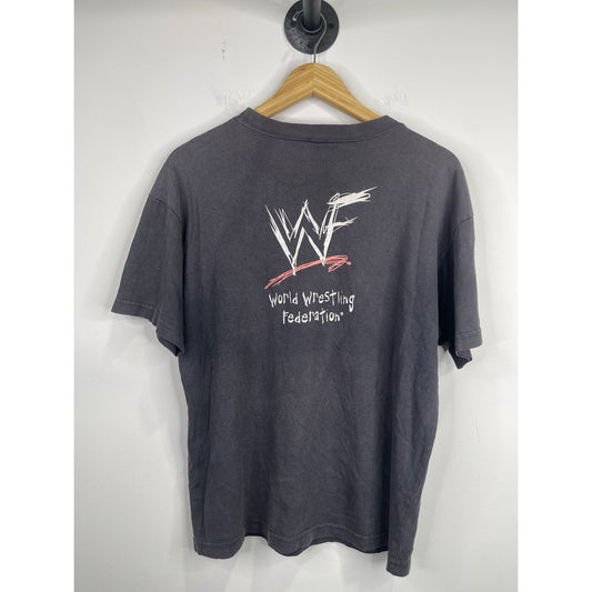 Youth Vintage The Rock WWF Rocky Maivia ROCKABILLY ULTRA RARE Shirt Sz XL