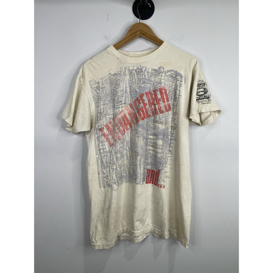 Men’s VTG Wild Oats Endangred And Threatned Animal List T Shirt Sz XXL