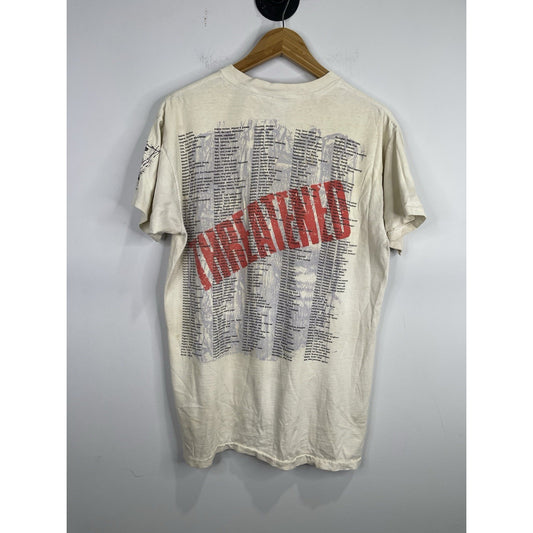 Men’s VTG Wild Oats Endangred And Threatned Animal List T Shirt Sz XXL