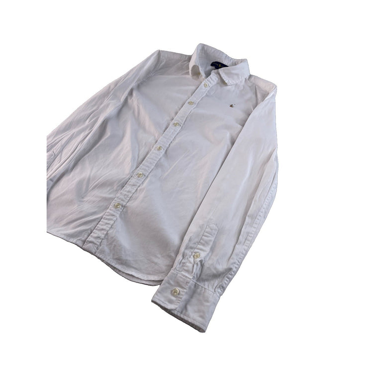 Youth Boys Ralph Lauren Classic White Button-Down Shirt Size 16