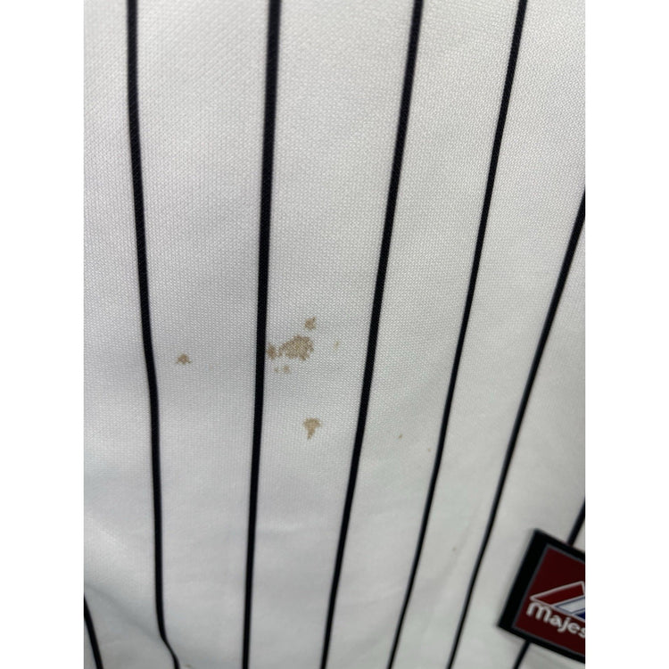 Vintage Houston Astros Majestic Baseball Pinstripe Jersey Mens 2XL
