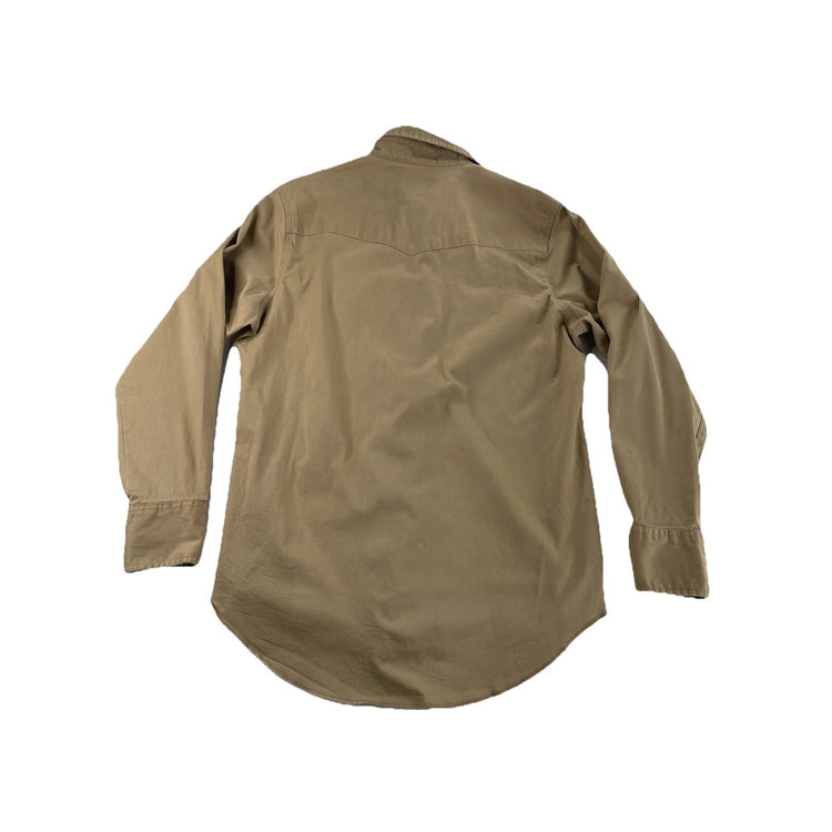 Mens Wangler Premium Performance LongSleeve Western Snap-Front Work Shirt Size L