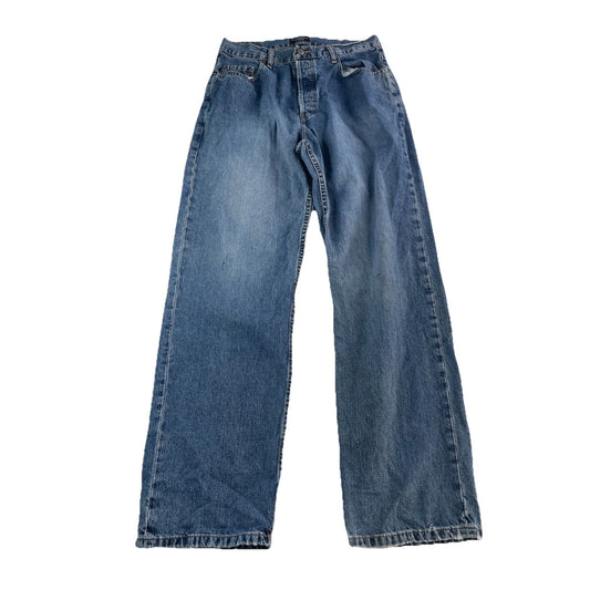 Mens Vintage Indian Motorcycle Company Relaxed Straight Blue Jeans Size 32