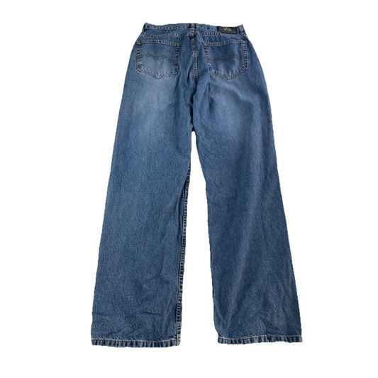 Mens Vintage Indian Motorcycle Company Relaxed Straight Blue Jeans Size 32