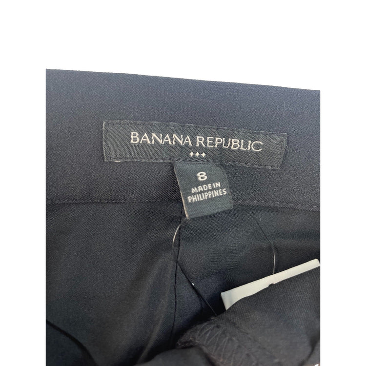 Womens Banana Republic Black High Waisted Pencil Skirt Size 8