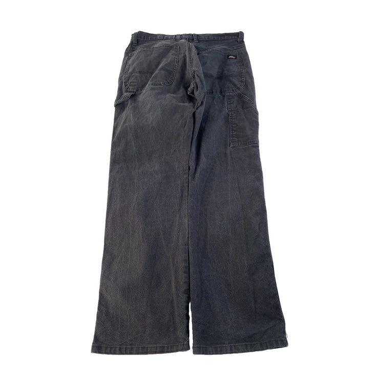 Men's Dickies Carpenter Pants Black Denim Jeans Size 32x32