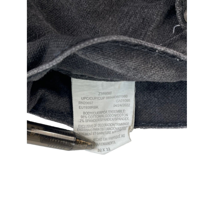 Men's Dickies Carpenter Pants Black Denim Jeans Size 32x32