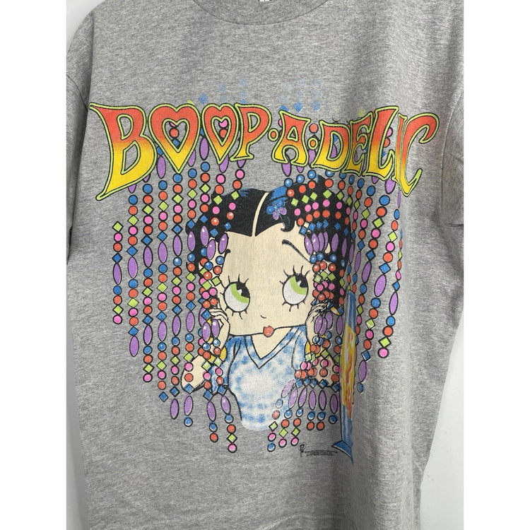 Men’s VTG 1999 Betty Boop “Boop-a-delic” Graphic T Shirt With Trademark Tag Sz L
